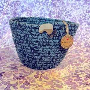 Handmade rope basket